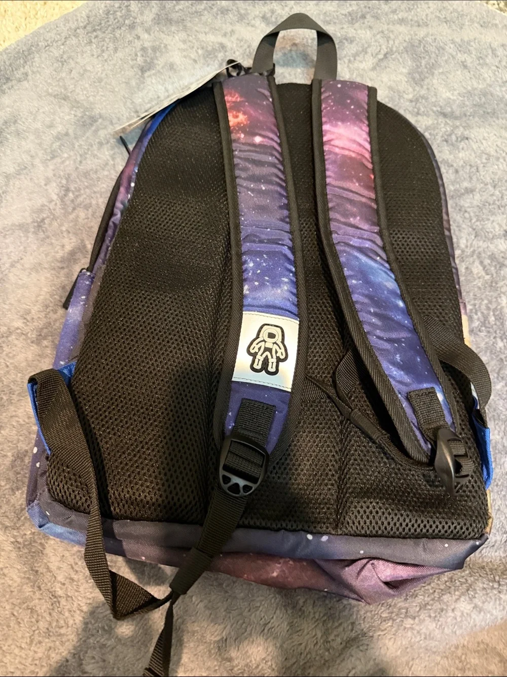 Space Junk Dobermans on the moon bookbag